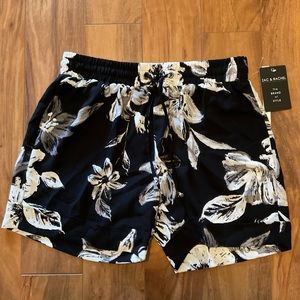 ZAC & RACHEL FLORAL DRAWSTRING SHORTS SZ M
